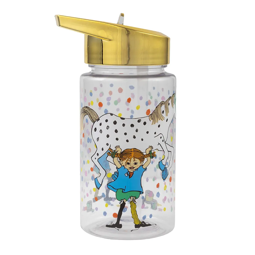 Rätt Start Pippi syntymäpäivä Muovinen vesipullo kulta