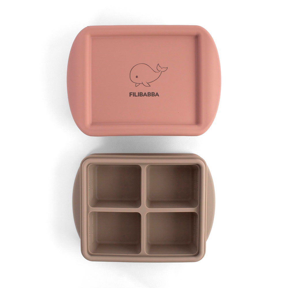 Filibba silikoninen pakastealusta 4x65 ml 2 kpl Rose Mix