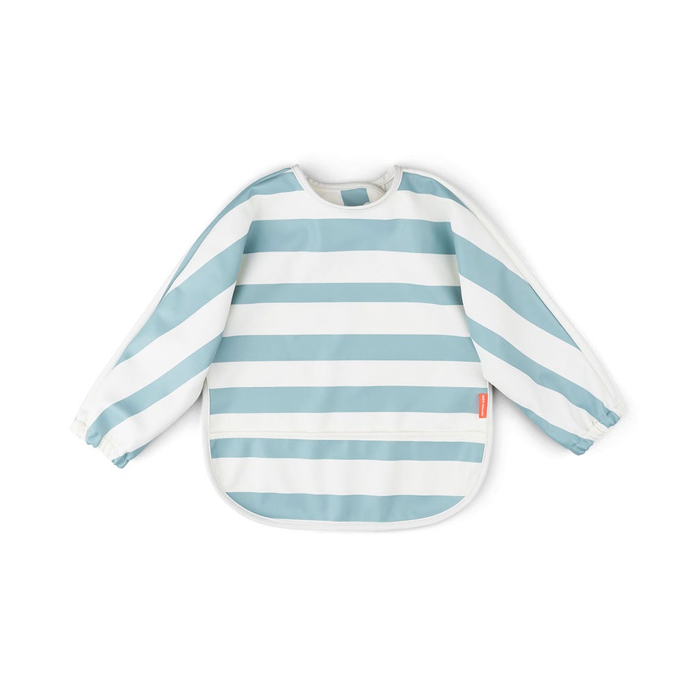 Done by Deer ruokalappu hihoilla Stripes Blue