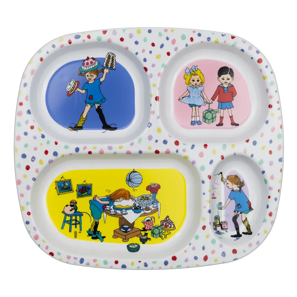 Rätt start Pippi syntymäpäivälautanen tarjottimella