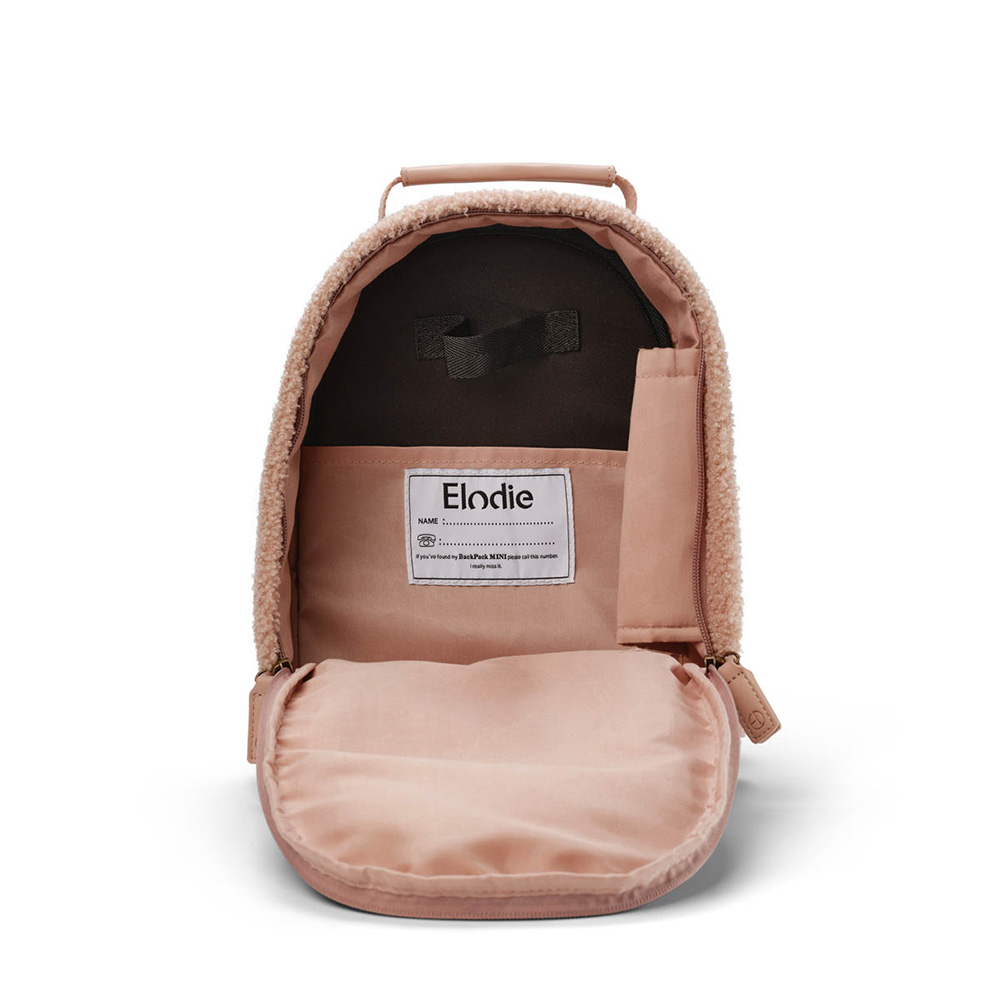 Elodie Backpack MINI -Pink Bouclé