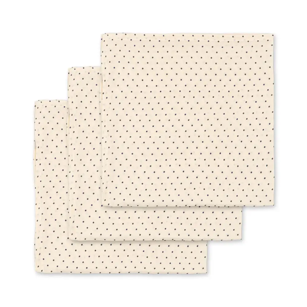 Konges Sløjd Musliiniliinat 3-pack GOTS Estate Dot