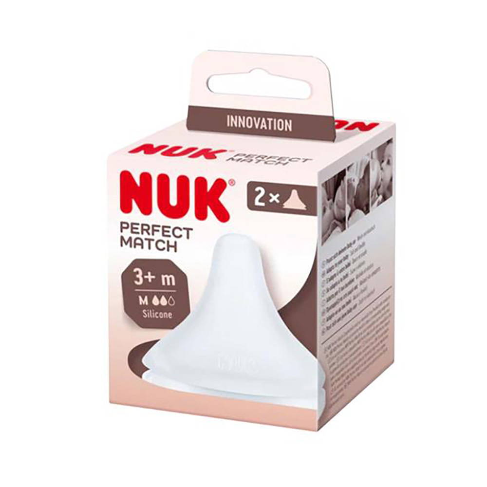 NUK Perfect Match -pullon silikonitutti M