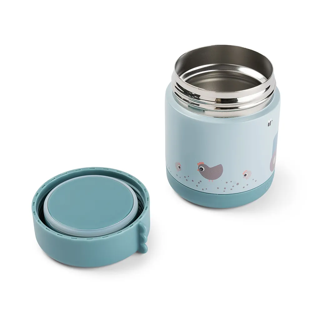 Done by Deer ruokatermos Tiny Farm Blue 300 ml