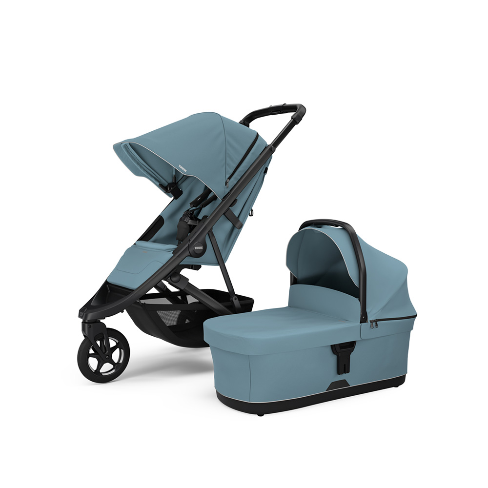 Thule Spring 2 -rattaat, Mid Blue on Black
