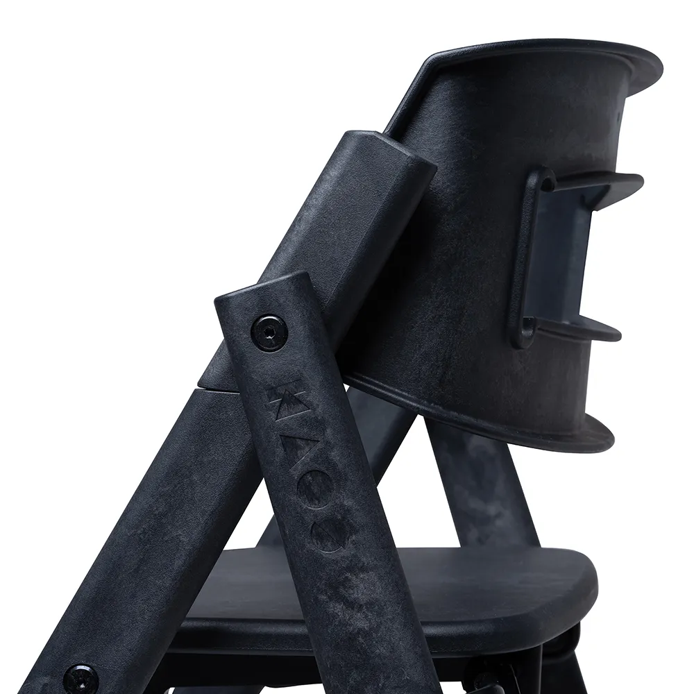 Kaos Klapp Syöttötuoli Kierrätetty muovi Charcoal Black