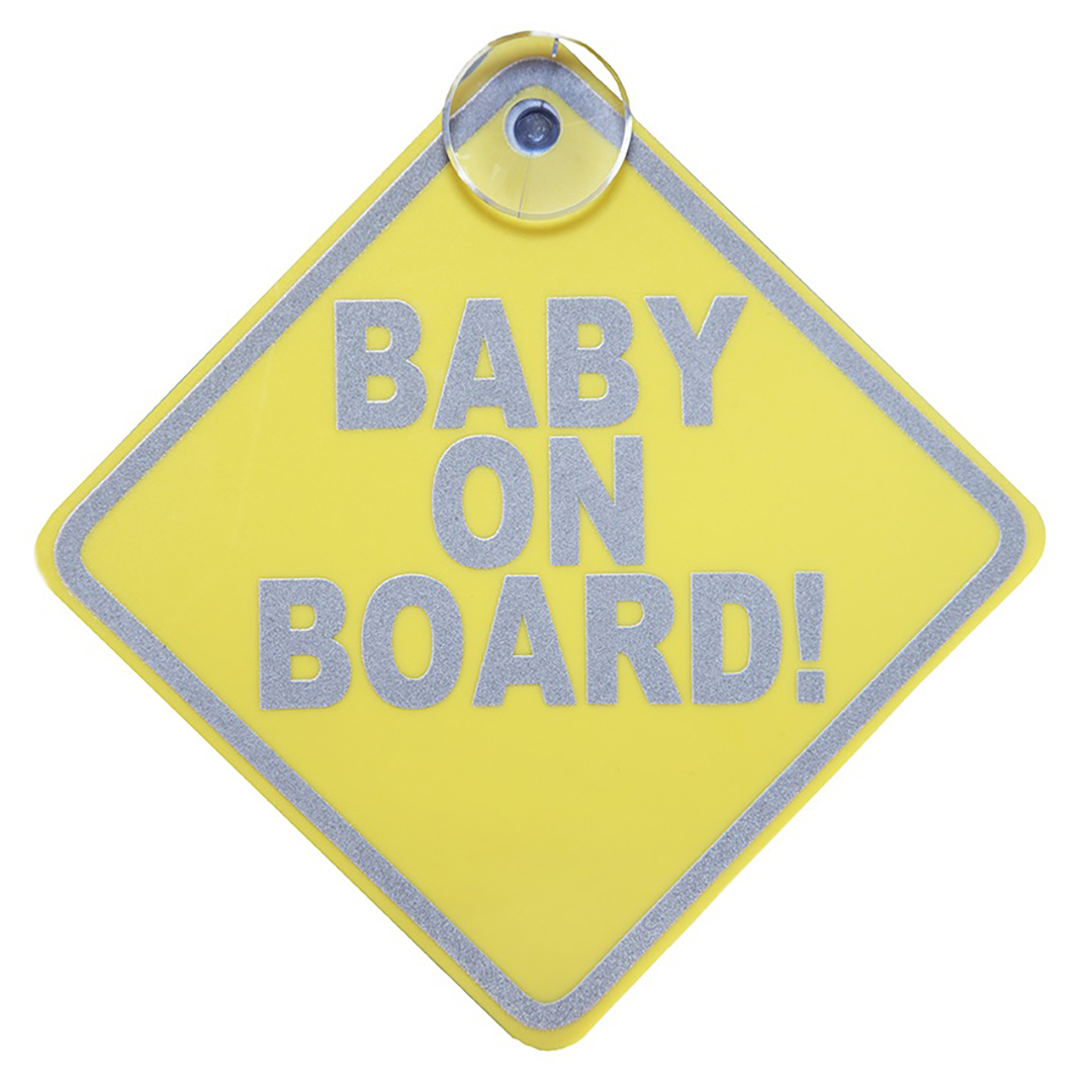 Fresh Kid -turvallisuusmerkki Baby on Board Reflex 