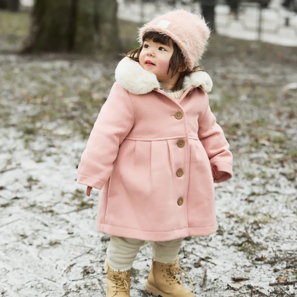 Elodie Details Furry Knit Pipo Powder Pink 2–3 vuotta