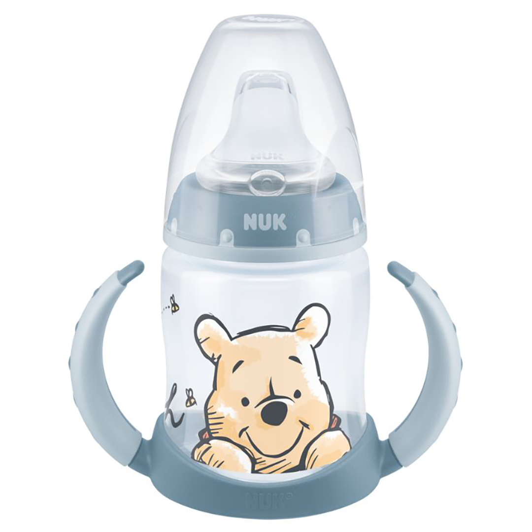 NUK Learner läikkymätön juomakuppi 150 ml Nalle Puh sininen