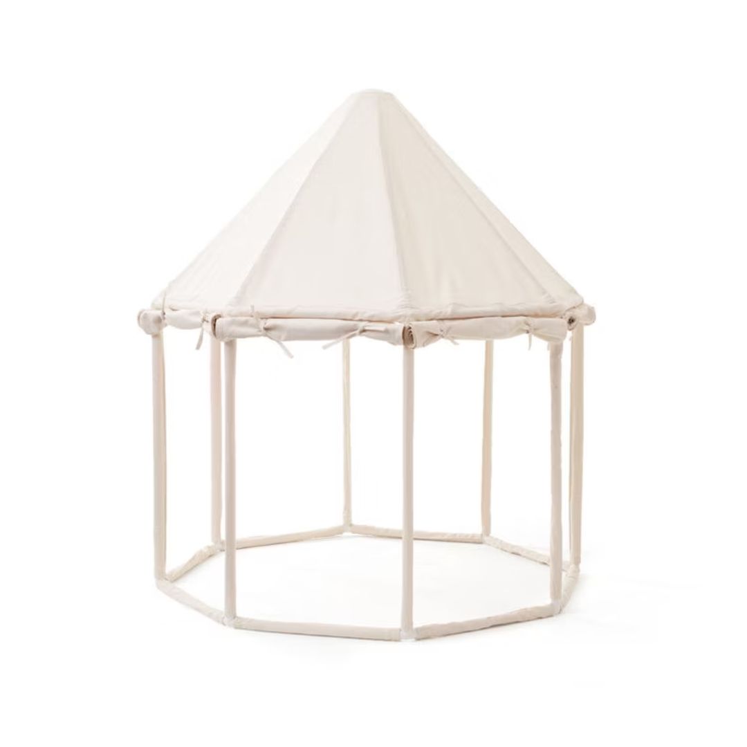 Kids Concept Paviljonki teltta luonnonvalkoinen