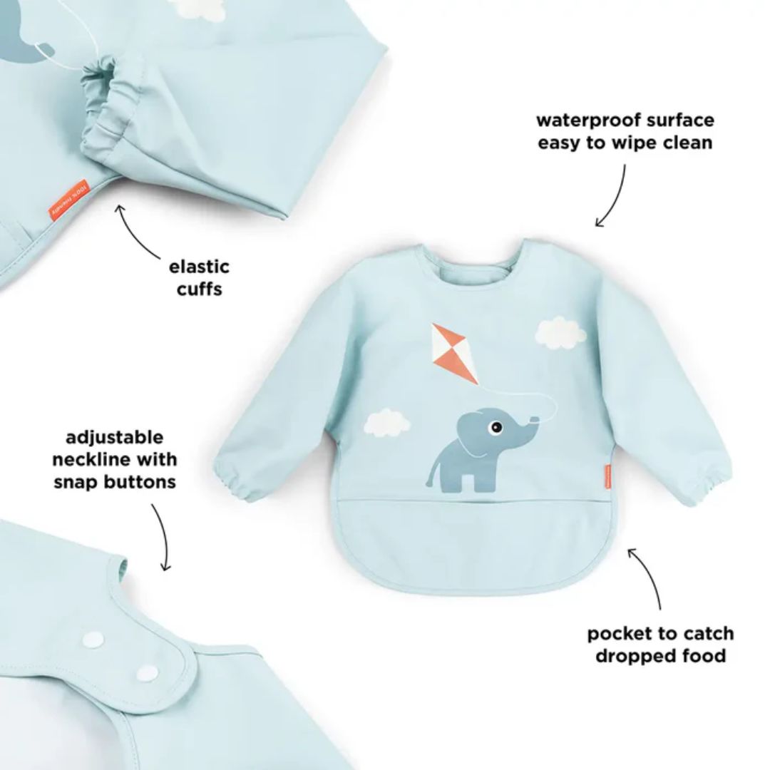 Tehty Deer Bib hihalla Playground Blue (sininen)