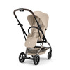 Cybex EEZY S TWIST -rattaat + 2 TPE-turvaistuinta, Almond Beige