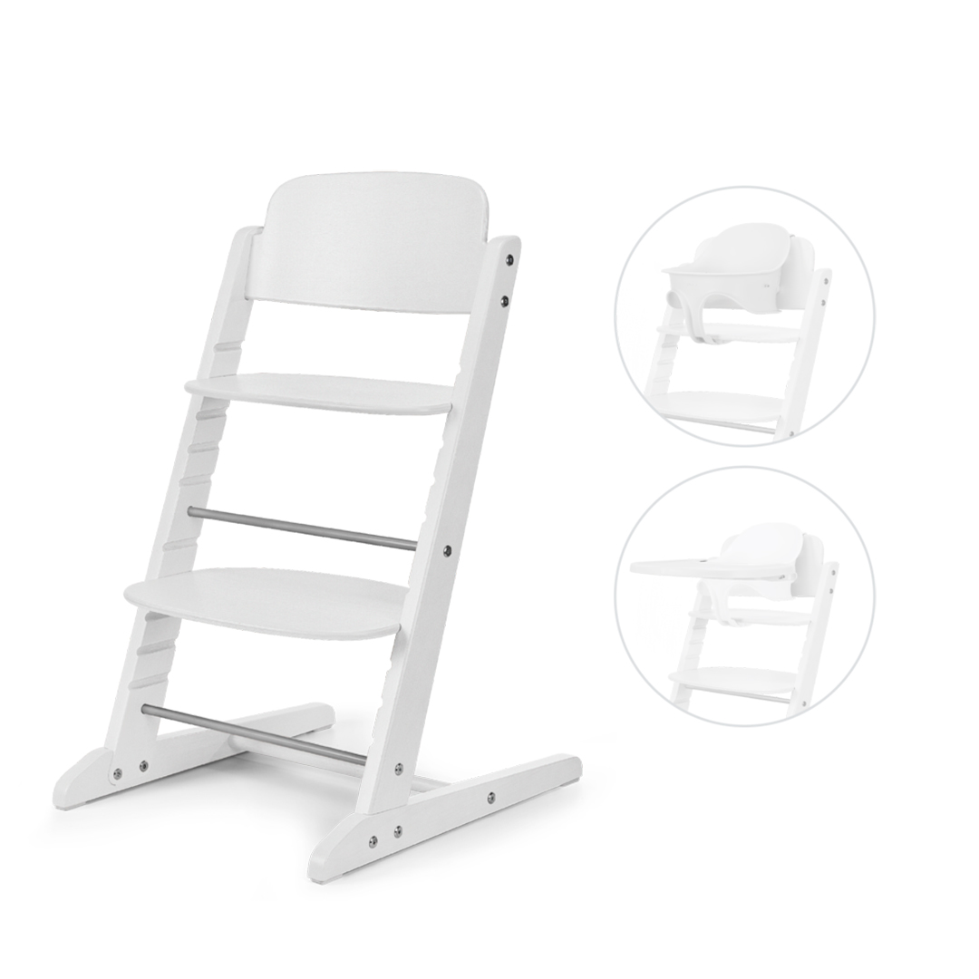 Cybex ruokailutuoli IRIS 3in1-paketti Kaikki valkoinen