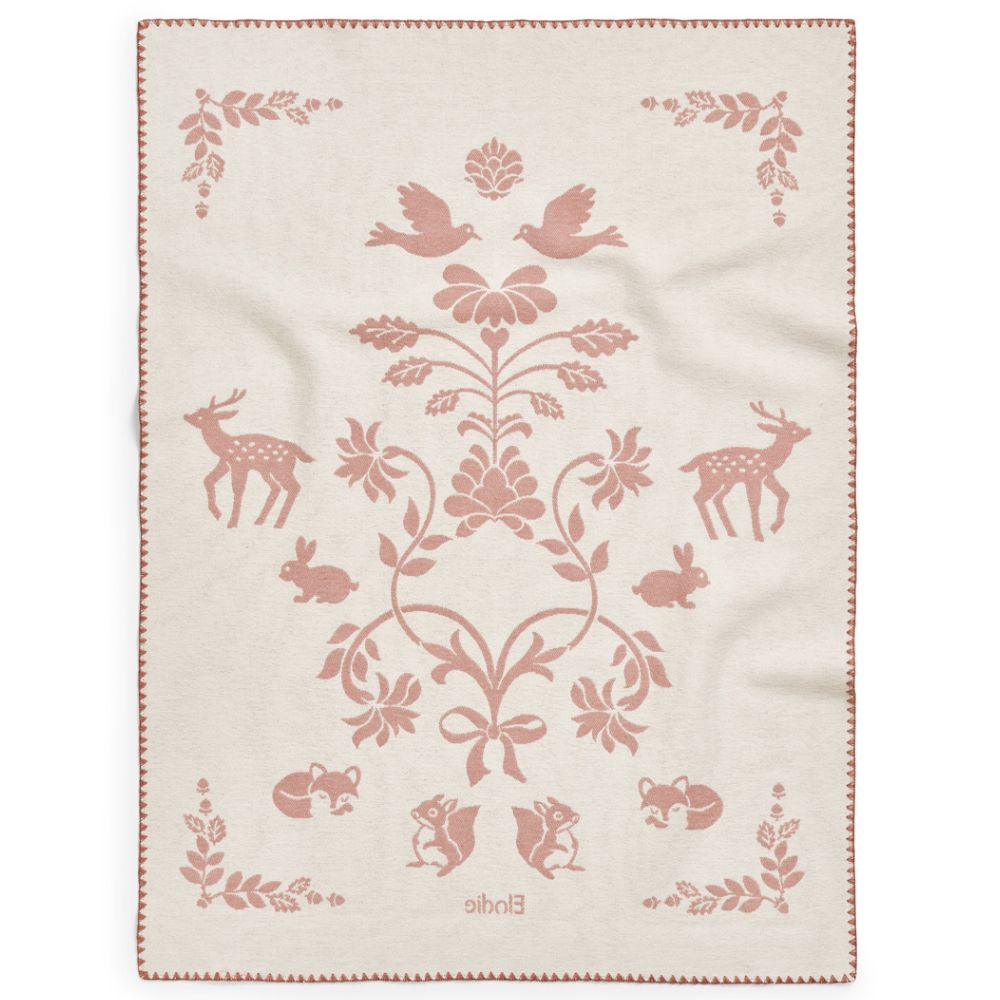 Elodie Details Jacquard-peitto Mullberry Pink