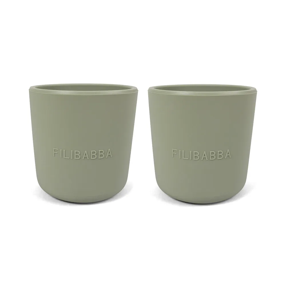 Filibabba Silikonimuki 2-pack - vihreä