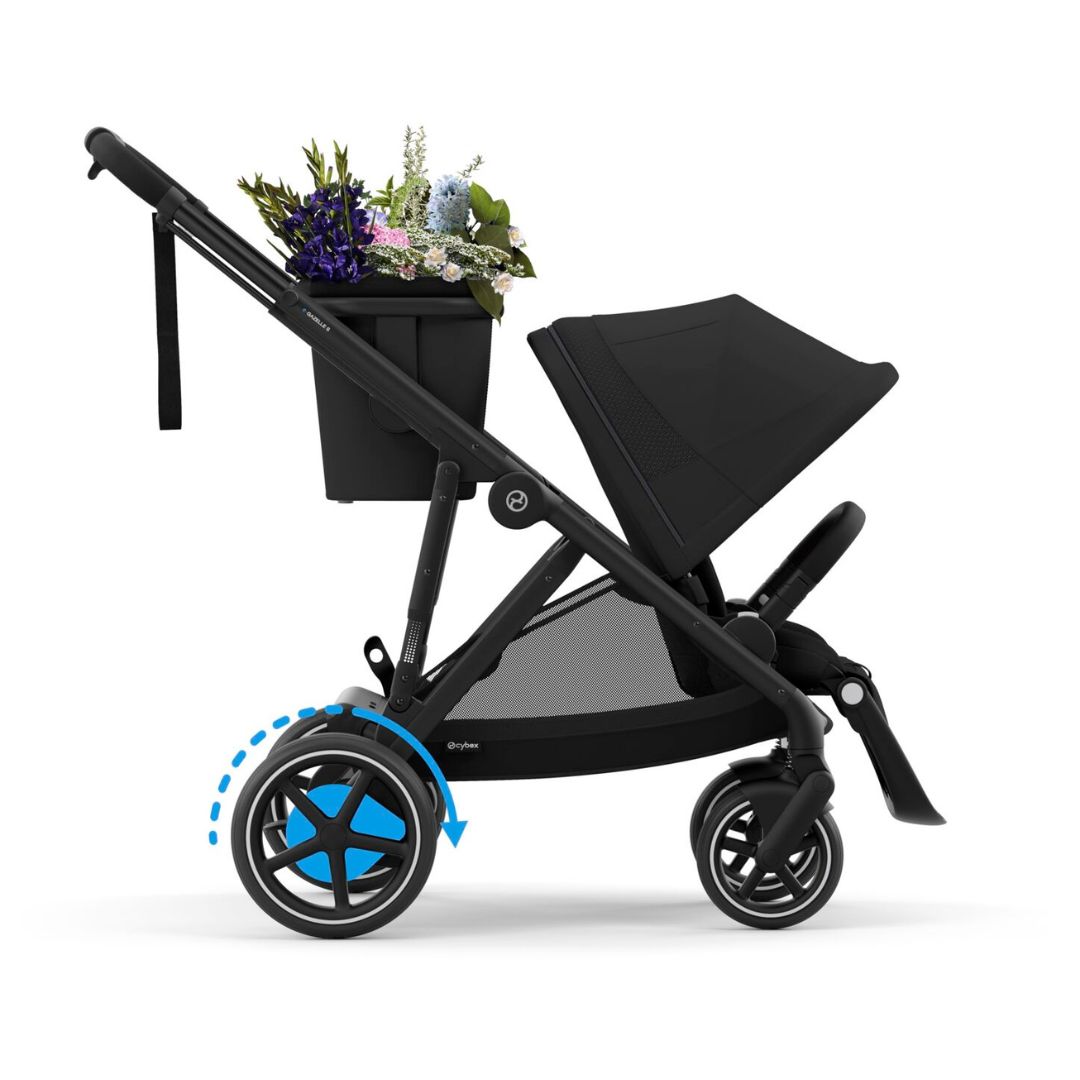 Cybex eGAZELLE S lastenrattaat Moon Musta