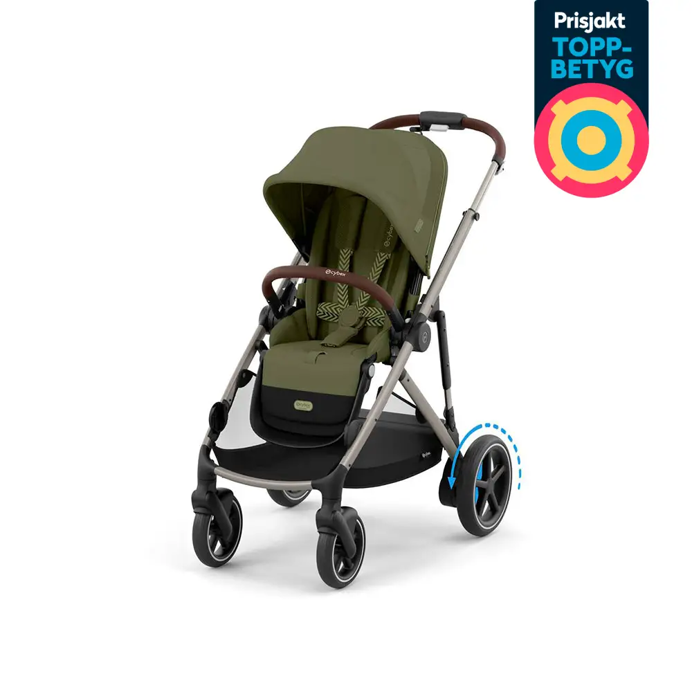 Cybex eGAZELLE S lastenrattaat Moss Green