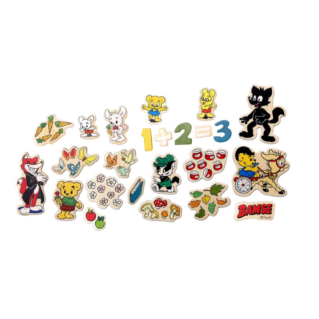 Nalle Nalle magneettiset numerot & hahmot