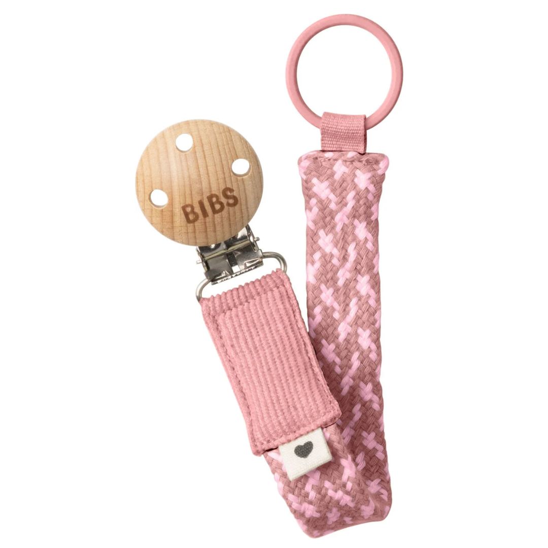 BIBS nuken ketju Dusty Pink/Baby Pink (pölyisen vaaleanpunainen/vauvanvaaleanpunainen)