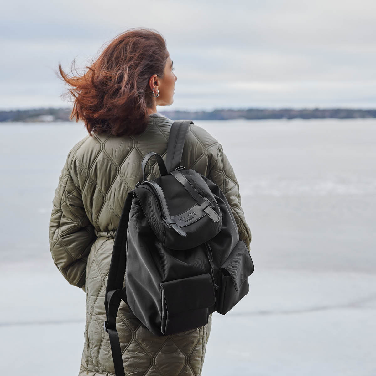 Elodie Vaihtolaukku BackPack City Musta