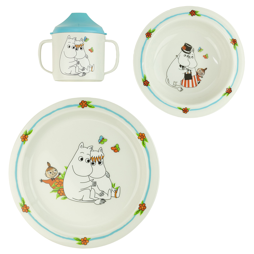 Rätt Start Moomin, Lasten astiasto, 3 kappaletta