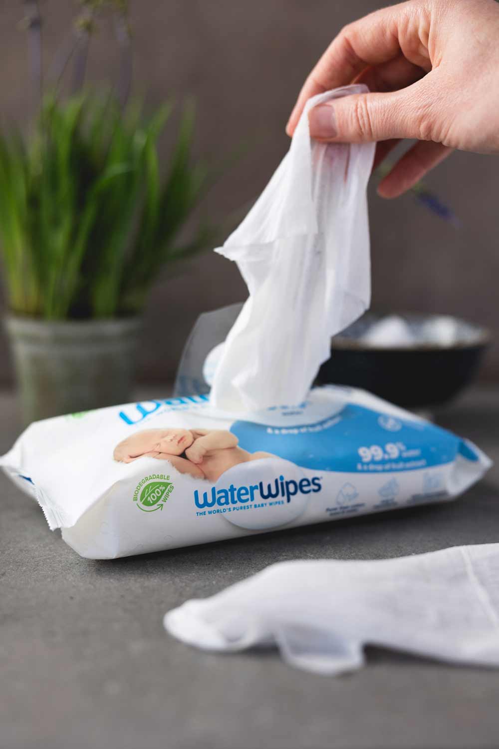 WaterWipes 60 kpl muovittomia pyyhkeitä