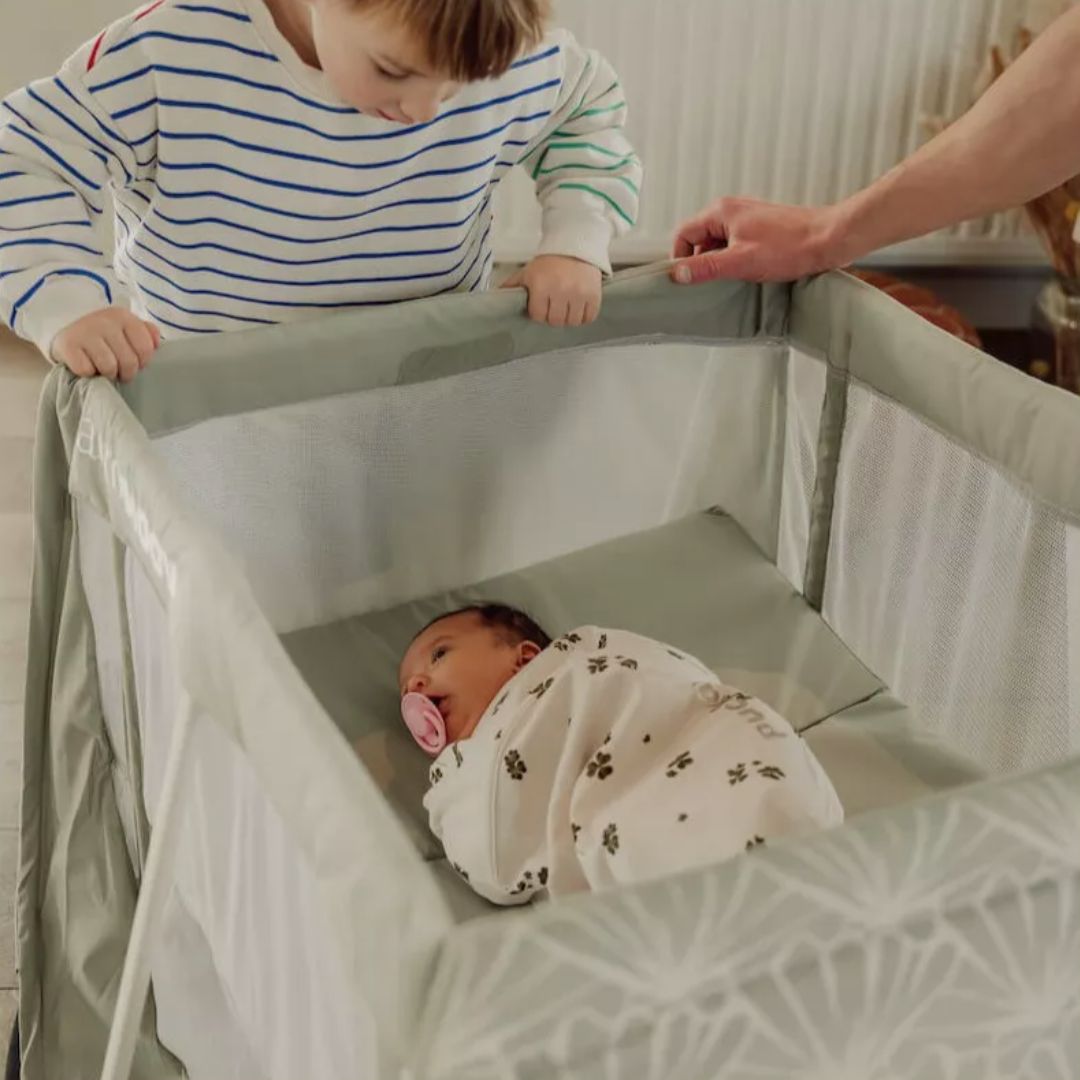 AeroMoov Pop-up-matkasänky Seashell Oliivi