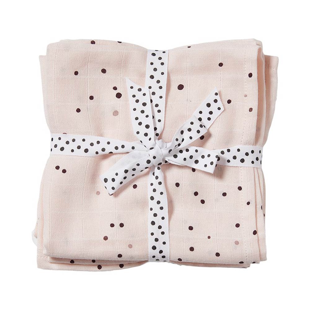 Done by Deer swaddle 2-pack huopia Dreamy dots Powder (Puuteri)