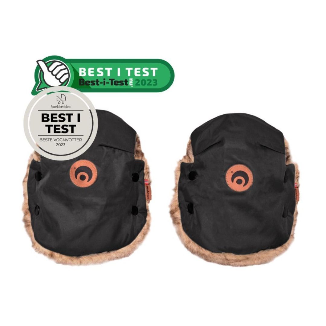 Easygrow lastenvaunuhanskat basic Musta 