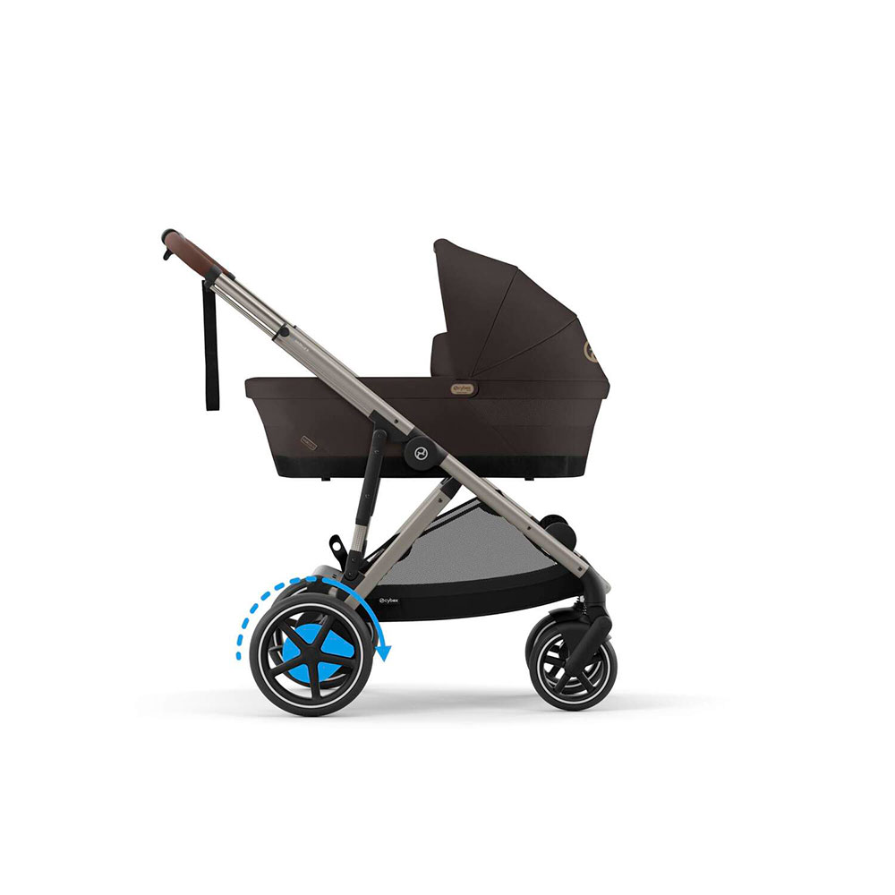 Cybex eGAZELLE S lastenrattaat Chocolate Brown