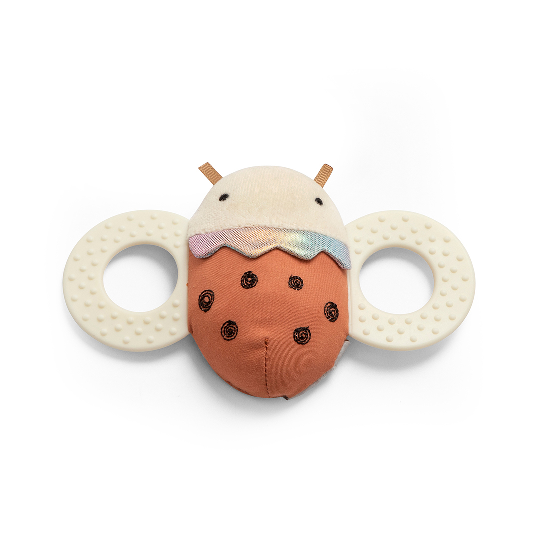 Sebra aktiviteettilelu helistin peilillä Luca the ladybird (leppäkerttu)