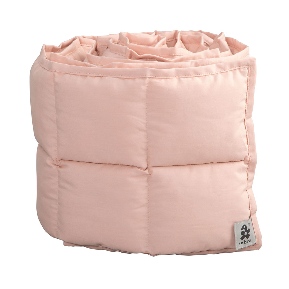 Sebra pinnasängyn puskuri Vauvan puskuri Kapok blossom pinkki