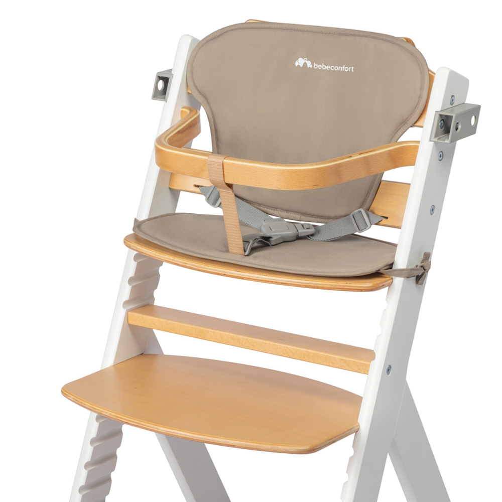 Bebeconfort TIMBA-tuoli tyynyllä Vaalea puu/beige