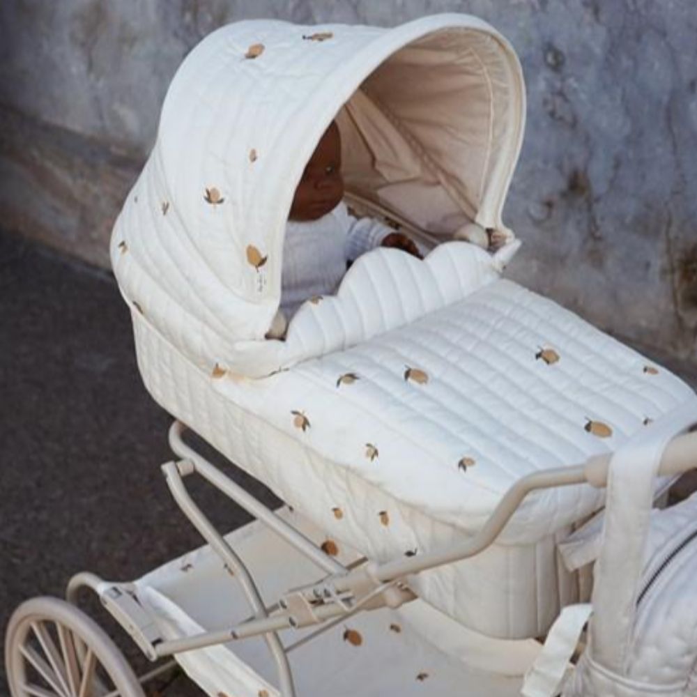 Konges Sløjd Doll Pram Lemon- One Size