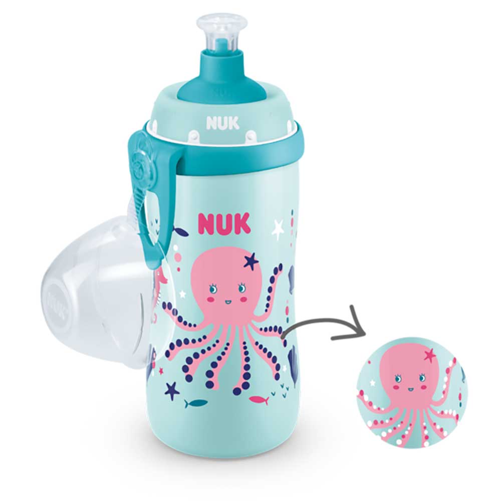 NUK muki Junior Kameleontti sekavärinen