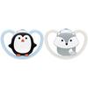 NUK-nukke 0-6m Space Blue/White (sininen/valkoinen)