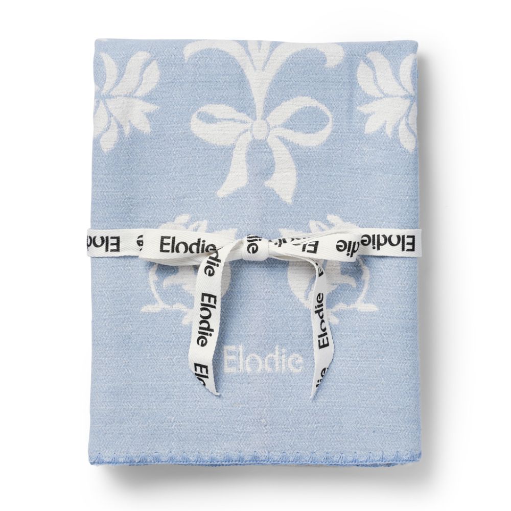 Elodie Details Jacquard-peitto Blueberry Blue