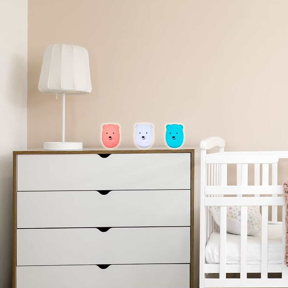 Tiny Tot Viggo -karhu LED-yövalo USB-latauksella