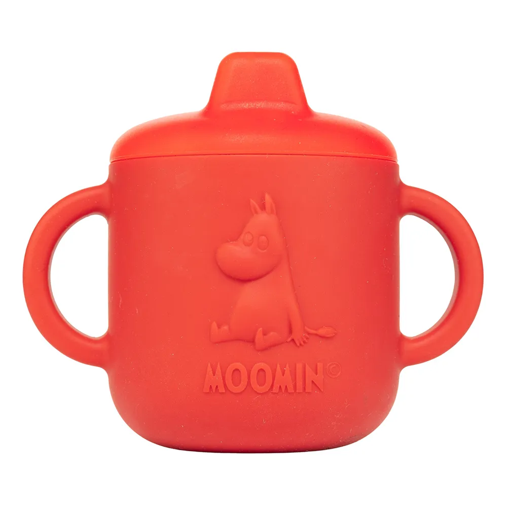 Rätt Start Mumin Silikoni juomakuppi Lingonberry Red