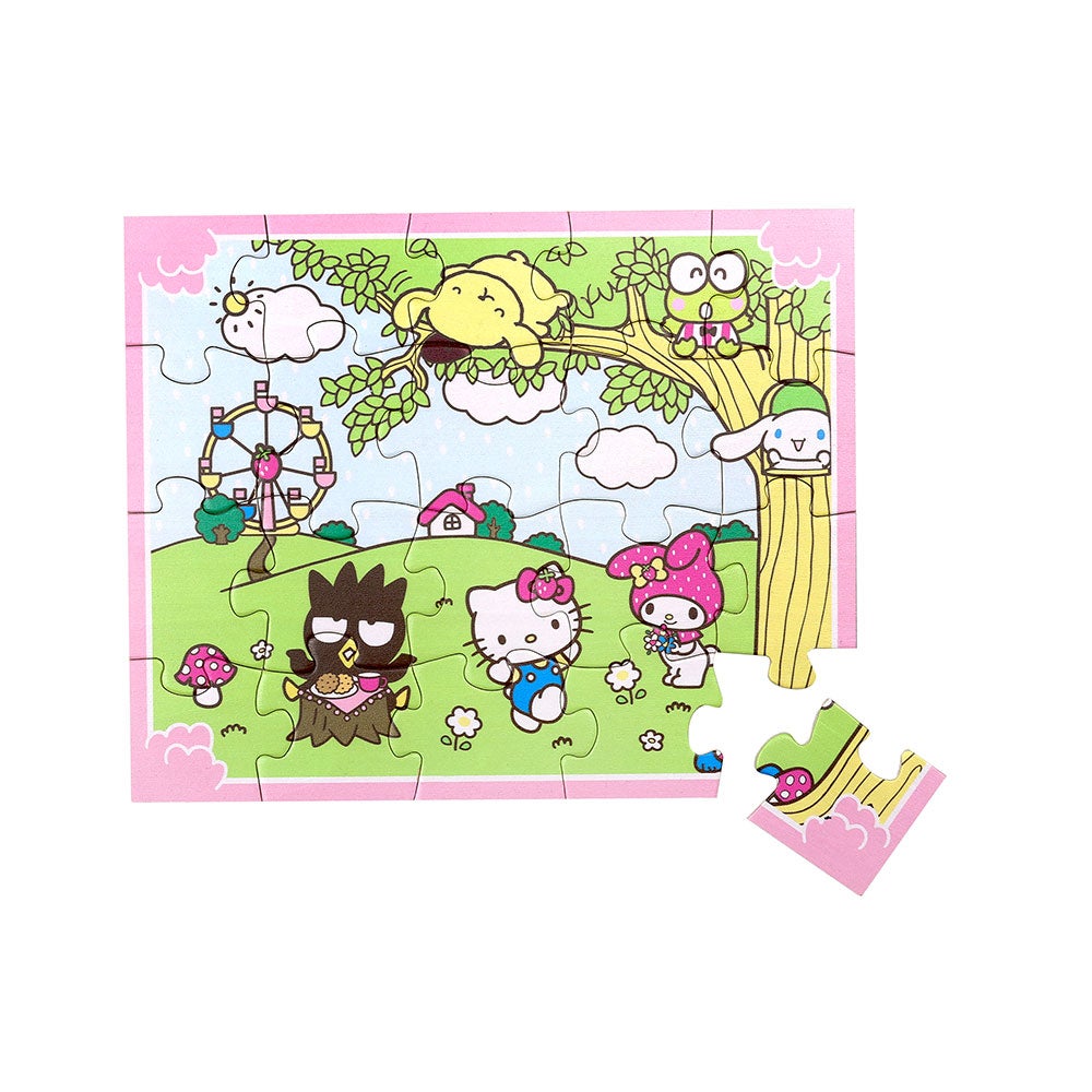 Hello Kitty puinen palapeli 20 palaa