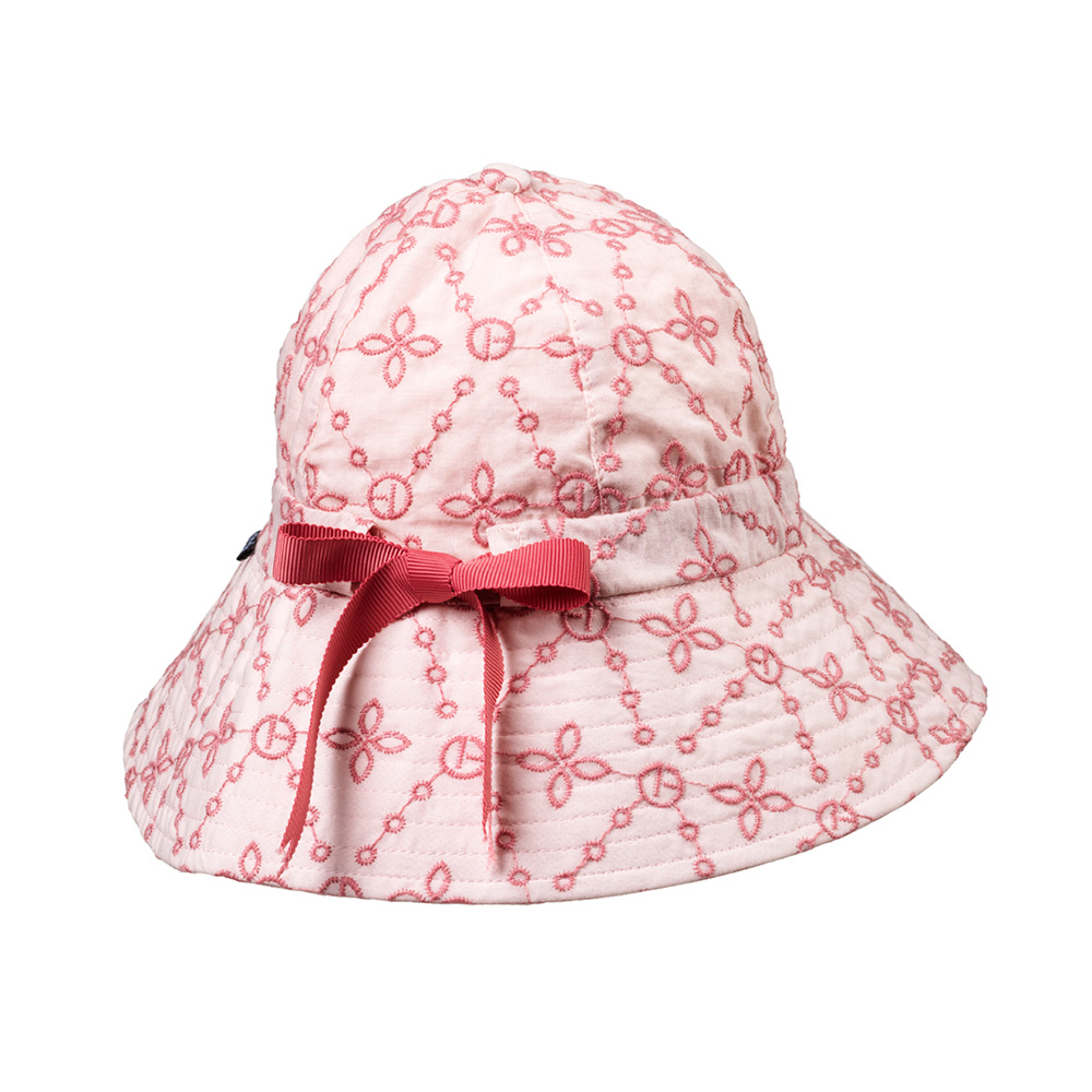 Elodie  hellehattu Embroidery Anglaise Pink 6-12 m