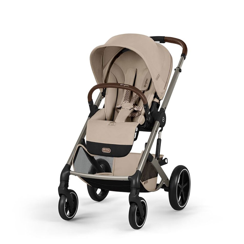 Cybex Balios S Lux TPE, sis. kokoontaitettavan vaunukopan (Almond Beige)