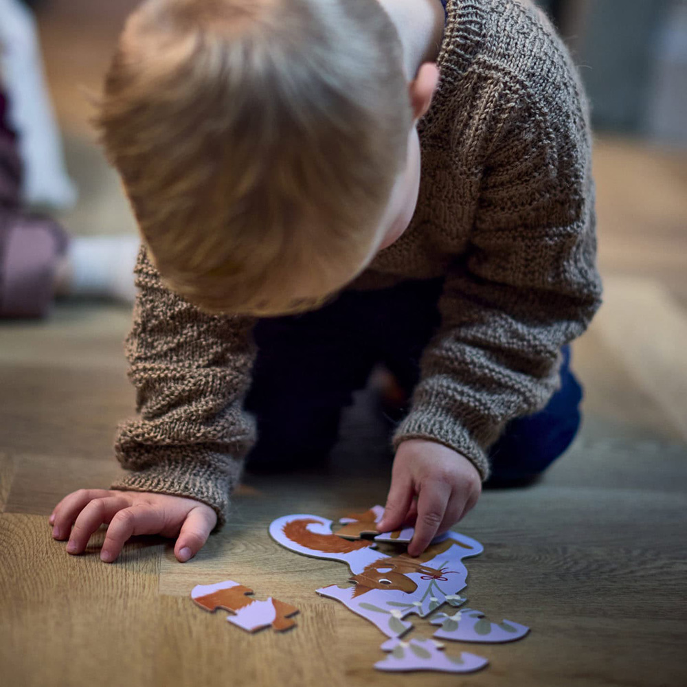 Filibabba 4 palapelin setti Wonderful Winter Forest friends
