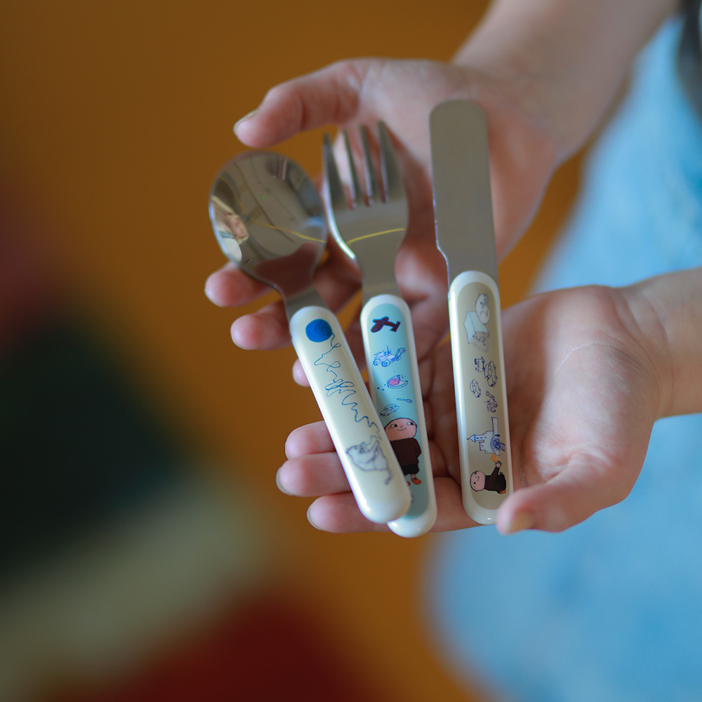 Rätt Start Alfons Åberg ruokailuvälineet