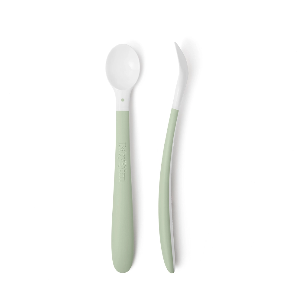 Babybjörn lusikat, 2 kpl Powder Green