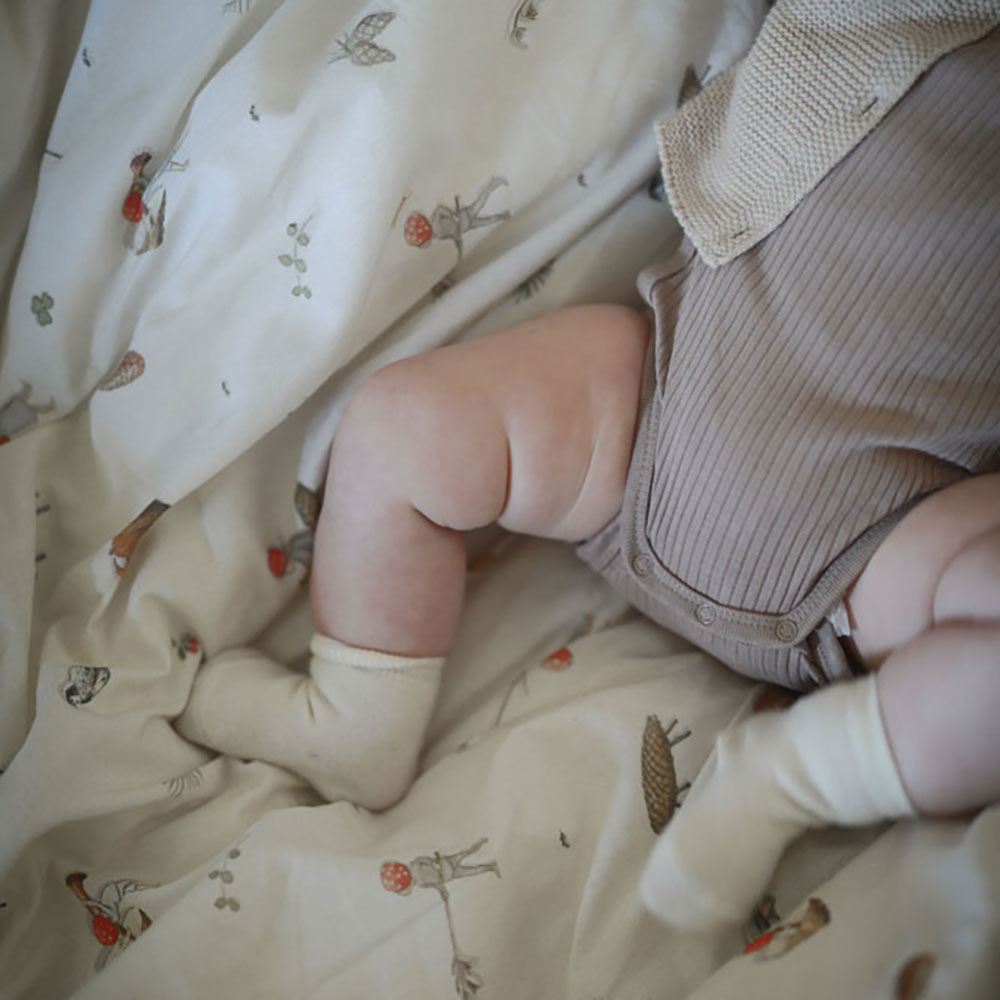 Rätt Start Beskow Joulupukin lapset Pussilakana Vaunu/ratas beige