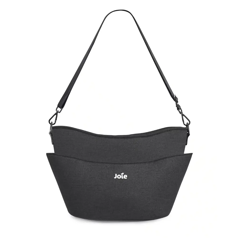 Joie Elara W/ RCO -rattaat adaptereilla ja hoitolaukulla, Raven