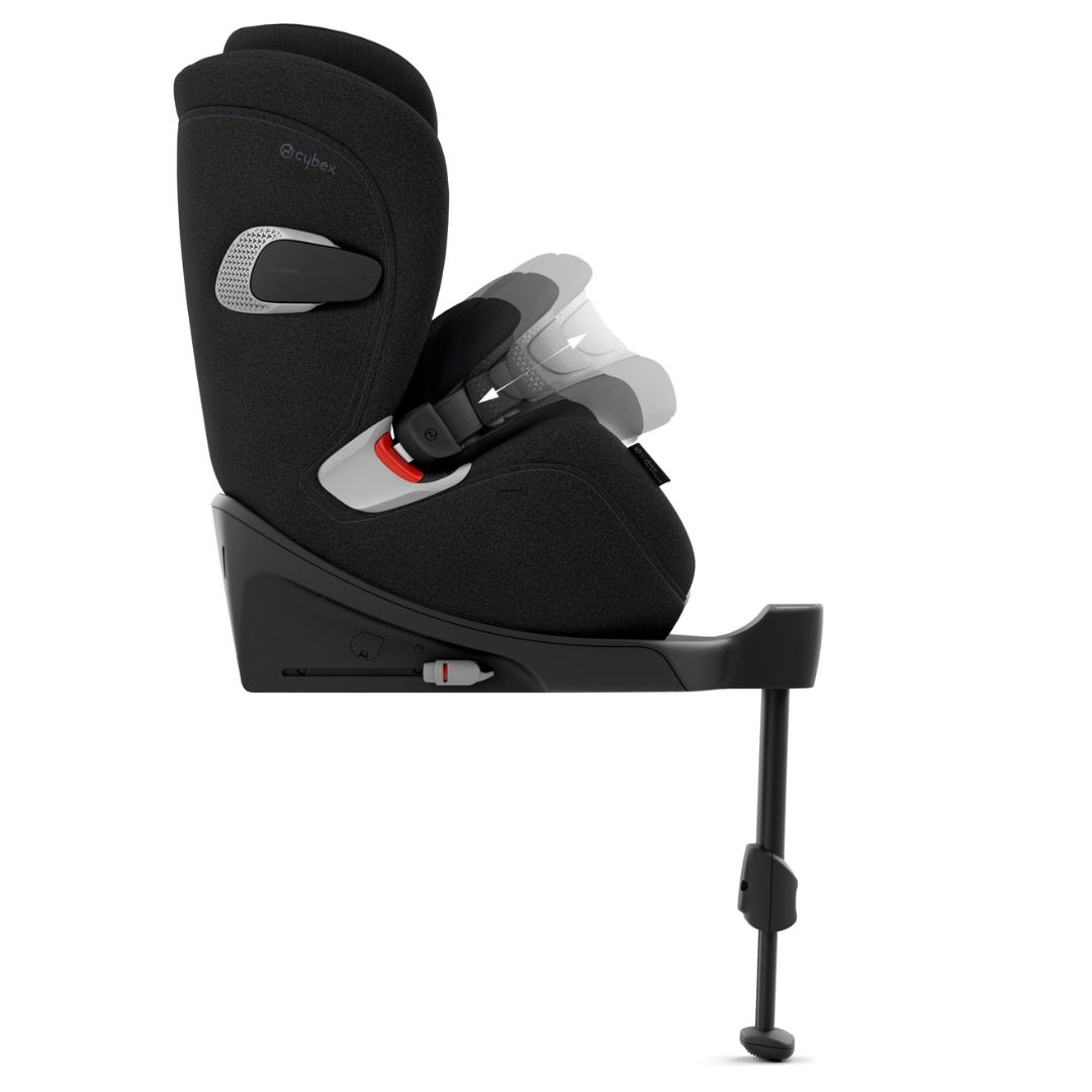 Cybex Anoris T2 -auton istuin w Airbag i-size Plus Sepia Black -musta