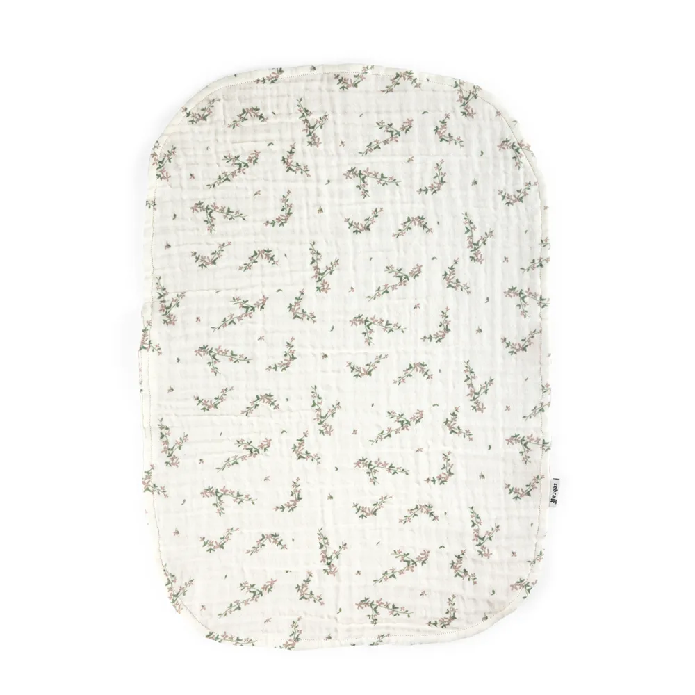 Sebra hoitoalustaliina 2-pakkaus musliini Powder blue