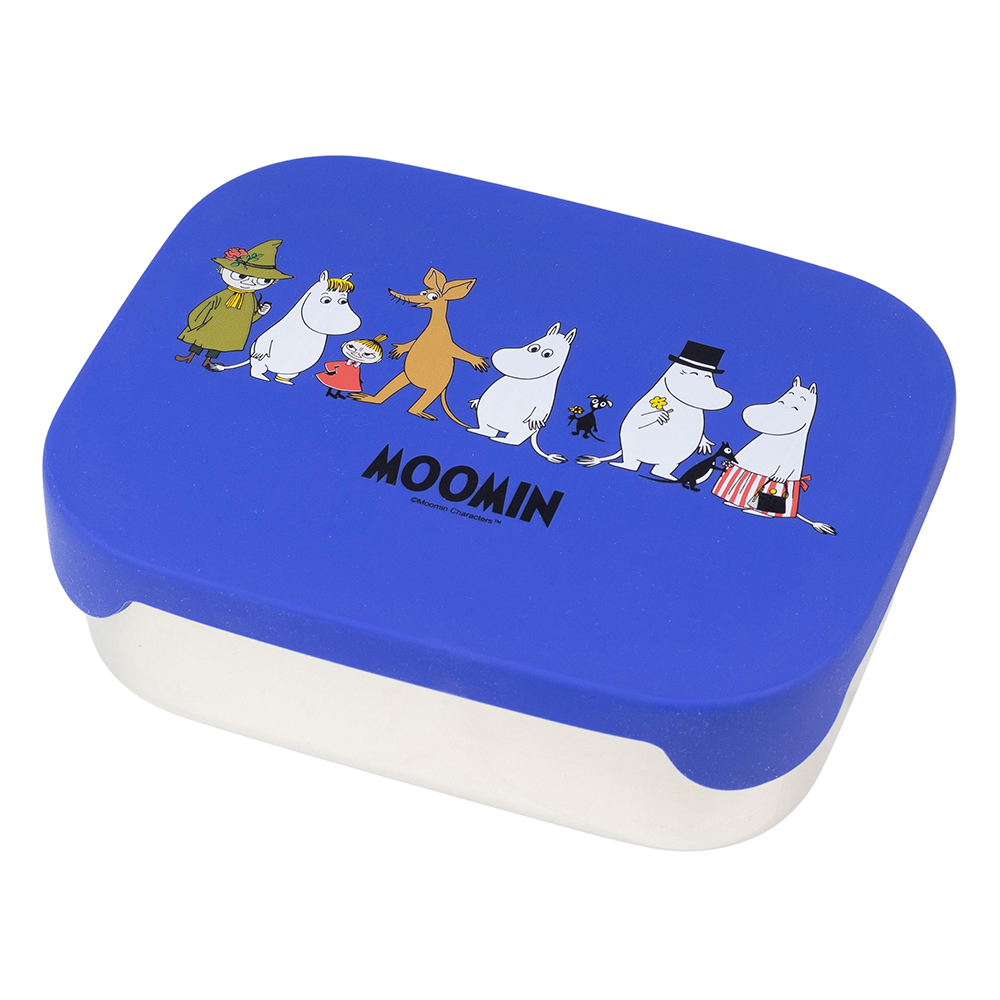 Rätt start Muumiperhe, Tin Lunch Box, Sininen